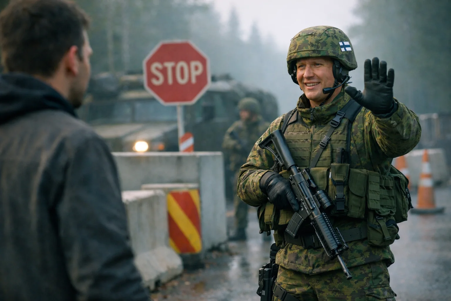 Puolustusalan ammattilaisia työtilanteessa