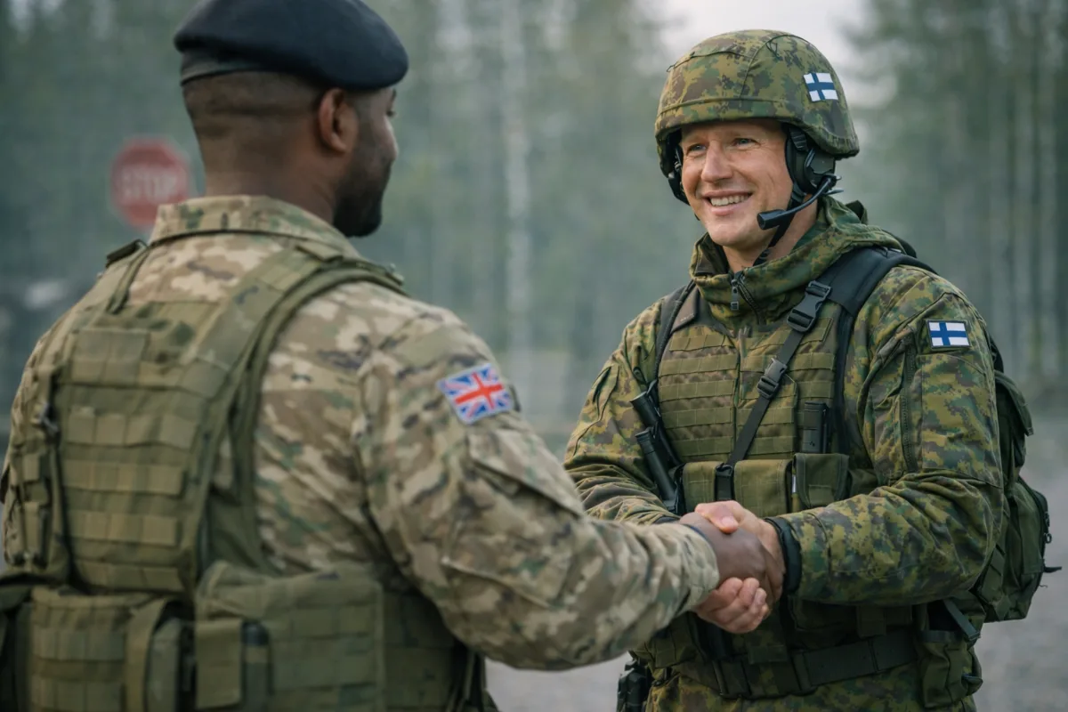 Puolustusalan ammattilaisia kansainvälisessä yhteistyössä